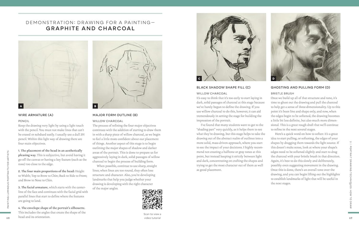 Painting Luminous Portraits For Artists in Oil Book