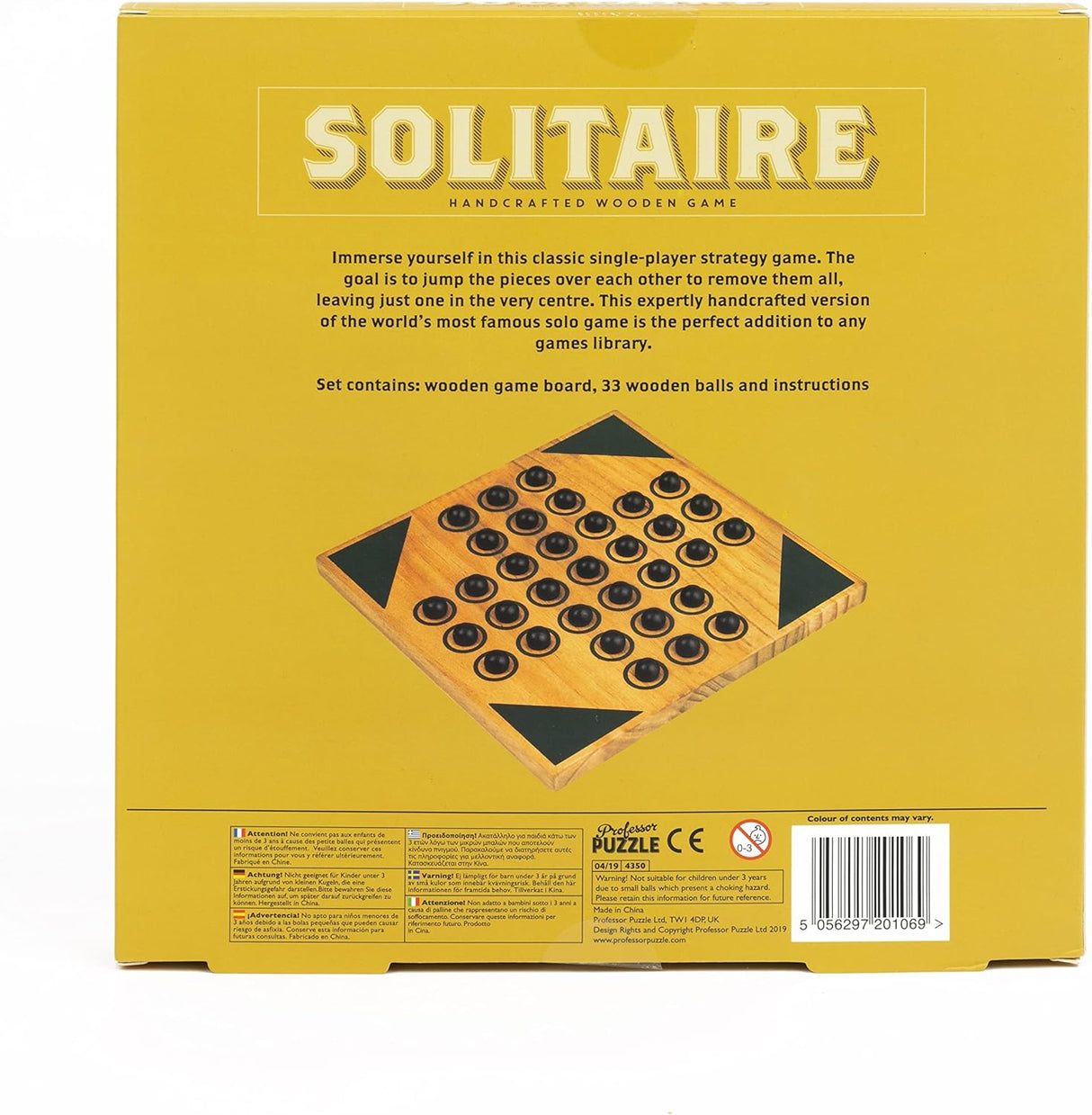 Wooden Games-Solitaire