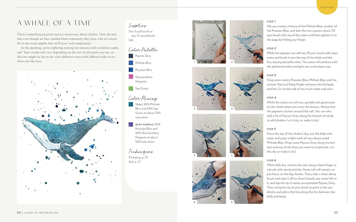 Learn to Watercolor Book