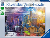 New York Summer And Winter 1500 Piece Jigsaw