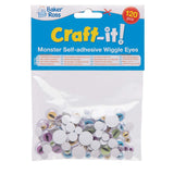 Monster Self-Adhesive Wiggle Eyes (Pack of 120)