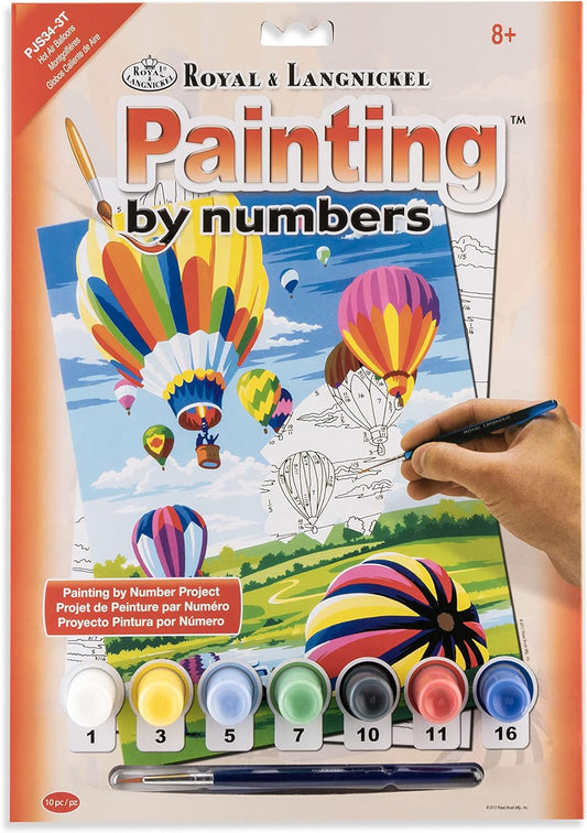 Royal & Langnickel Painting By Numbers Junior Hot Air Balloons