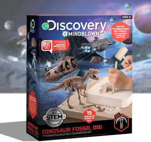 Discovery Kids Dinosaur Excavation Kit Skeleton 3D Puzzle T-Rex
