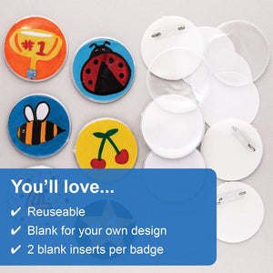  Design Your Own Badge (Pack Of 10)