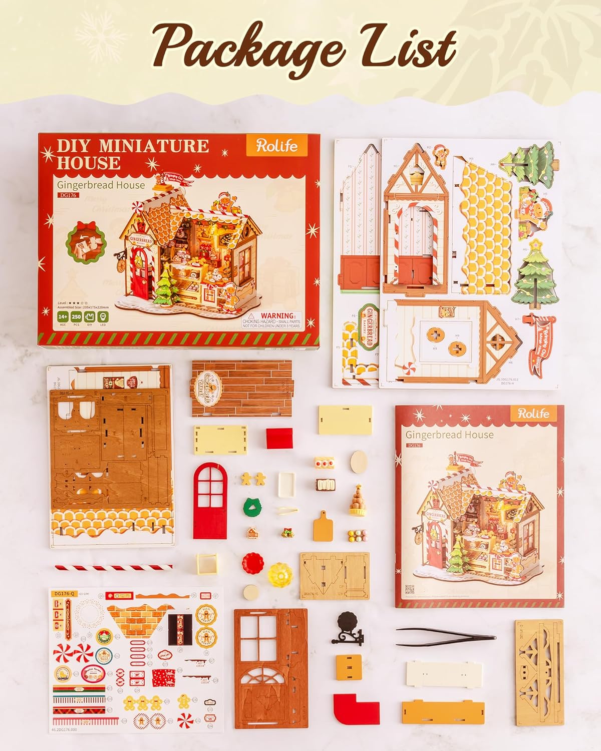 Rolife DIY Miniature House - Gingerbread House