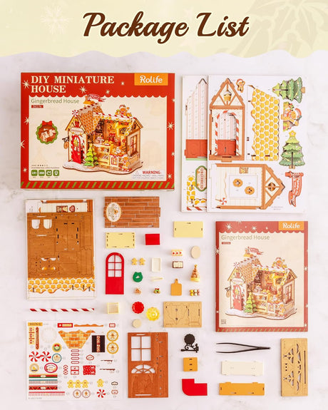 Rolife DIY Miniature House - Gingerbread House