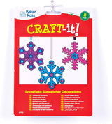 Snowflake Suncatcher Hanging Decorations (Pack of