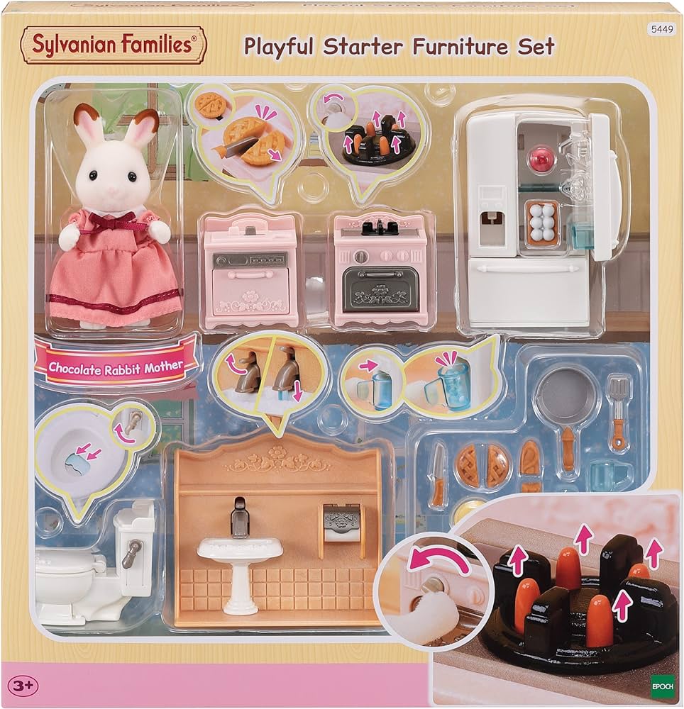 Sylvanian Families Playful Starter Furniture Set