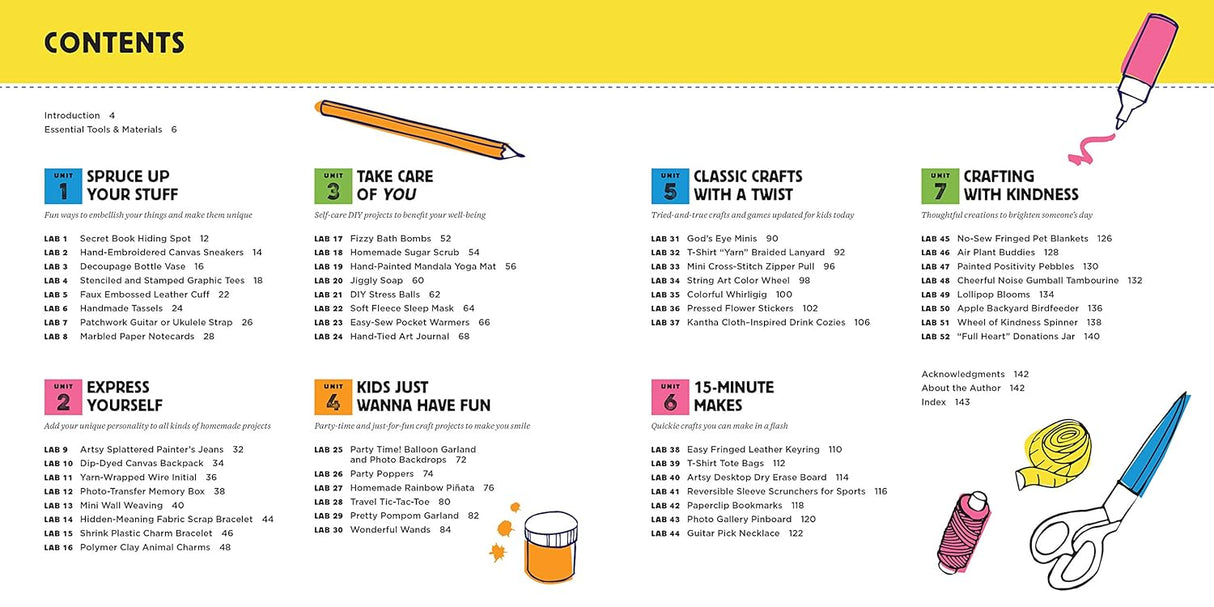 Craft Lab for Kids Book