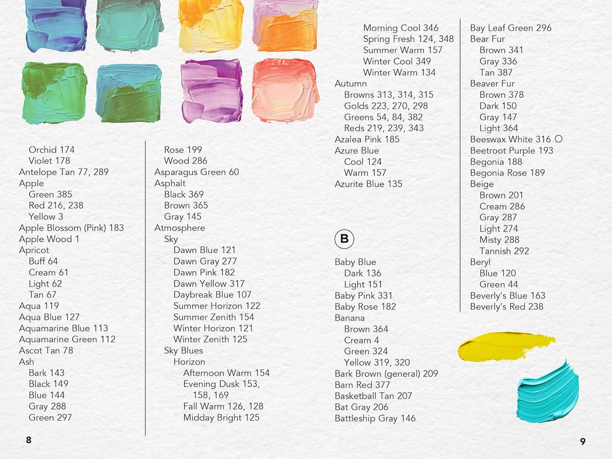 Oil & Acrylic Color Mixing Recipes