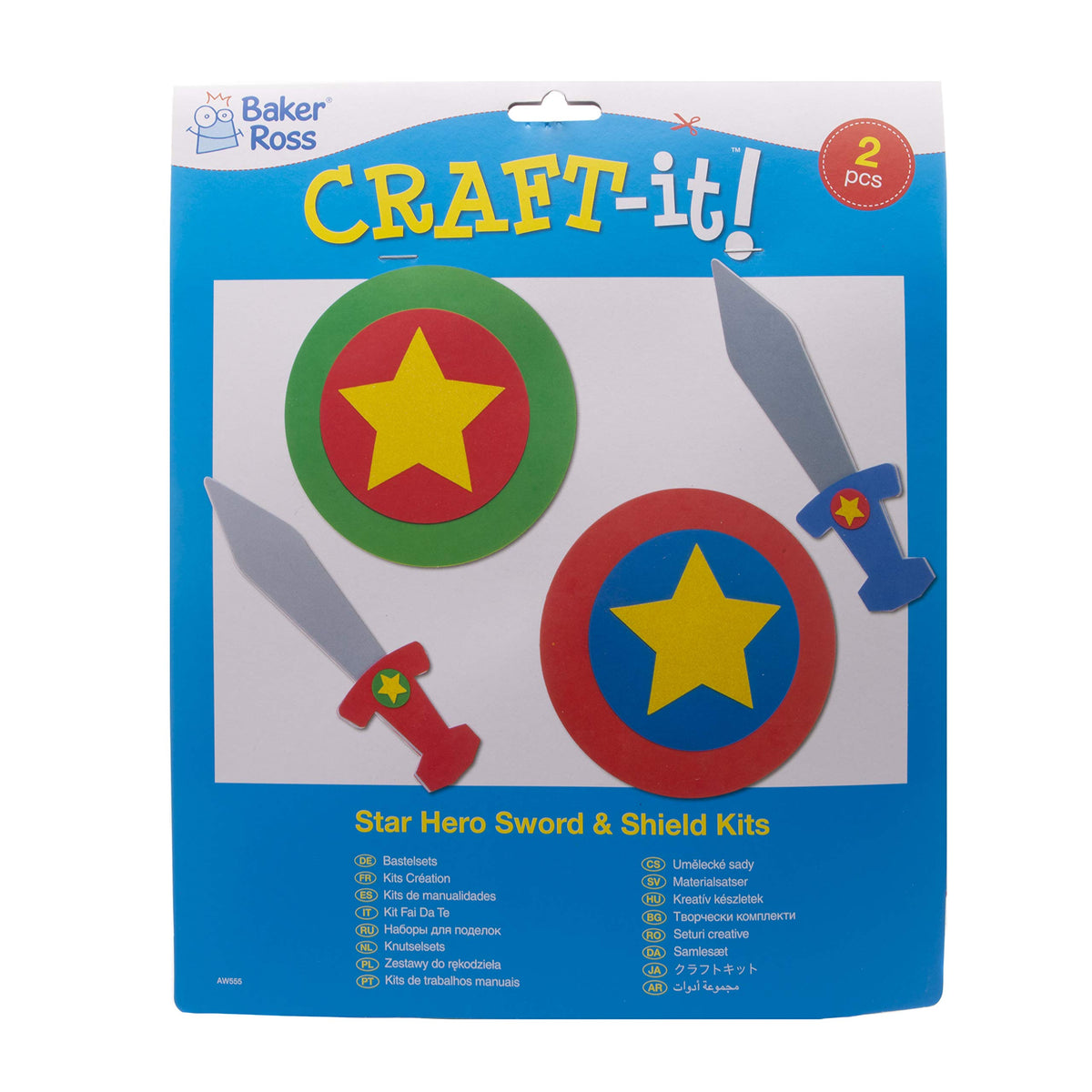 Star Hero Sword & Shield Kits (2 Pack)