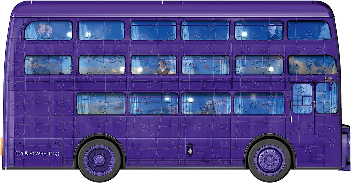 Harry Potter Knight Bus 3D Puzzle 216 Piece Jigsaw