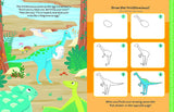 Watch Me Read & Draw: Dinosaurs Book