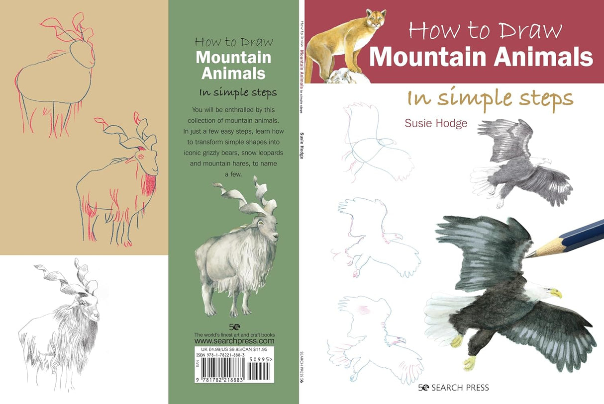How to Draw: Mountain Animals Book