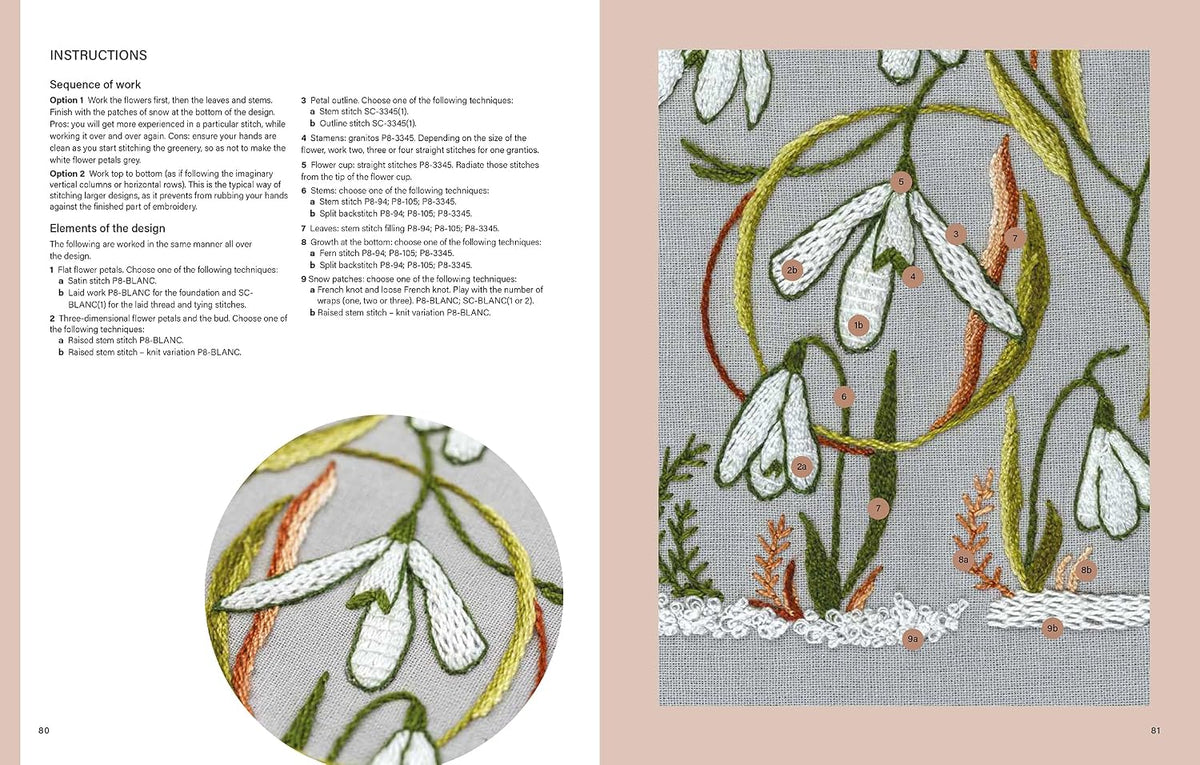 Modern Crewel Embroidery for Beginners Book