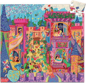 Djeco Silhouette Jigsaw Puzzles The Fairy Castle 