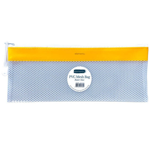Elements PVC Mesh Bag Orange - Ruler Size