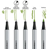 Stabilo Multi Liner Creative Tips - Black (Pack of 5)