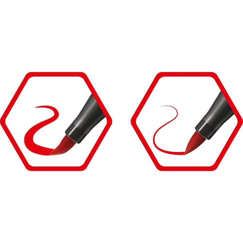 Stabilo Pen 68 Brush Arty - Assorted Colours (18 Pack)