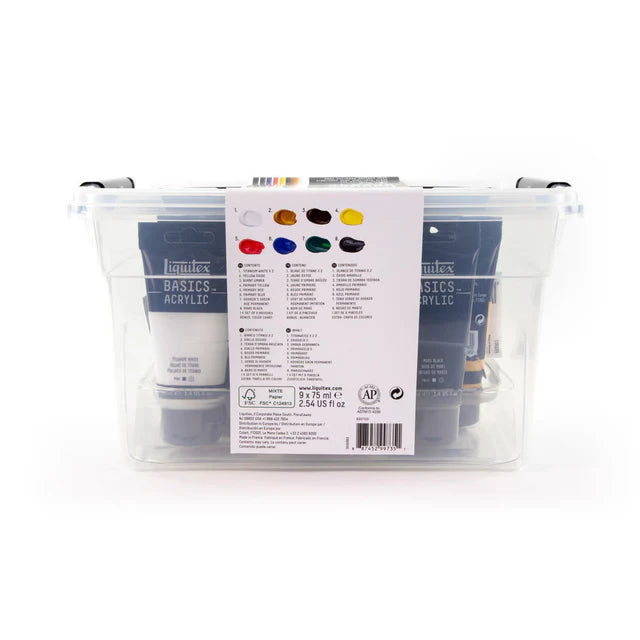 Liquitex Basic Acrylic - 10 Piece Starter Box
