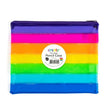 Create PVC Rainbow Zipper Pencil Case A5