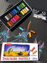 Inscribe Soft Pastels - 24 Half Sticks
