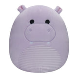 Squishmallow 7.5 Inch Hanna the Purple Hippo with Corduroy Belly