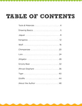 Lets Draw Wild Animals Book