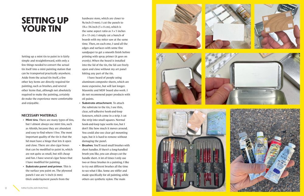 Mini Plein Air Painting Book