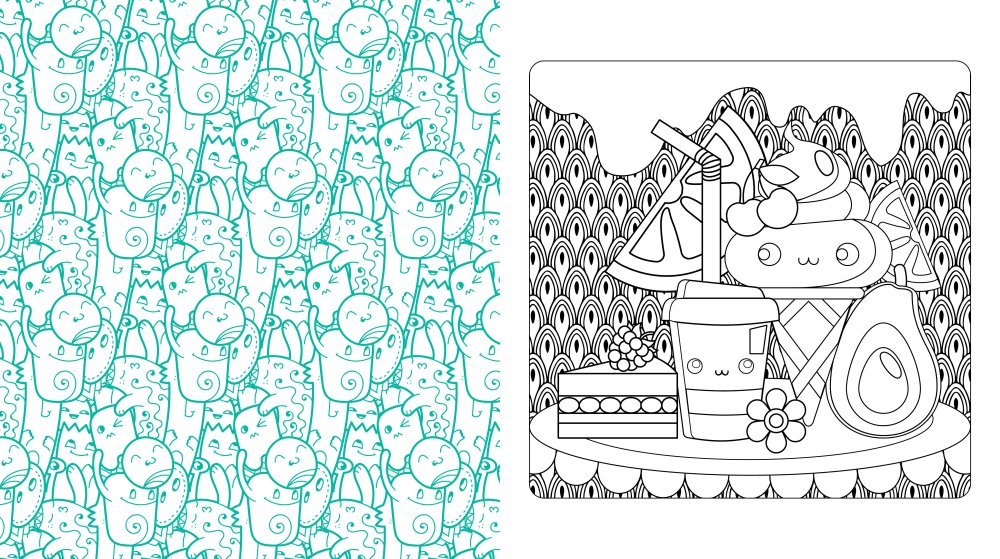 Kawaii Cuties Colouring Kit