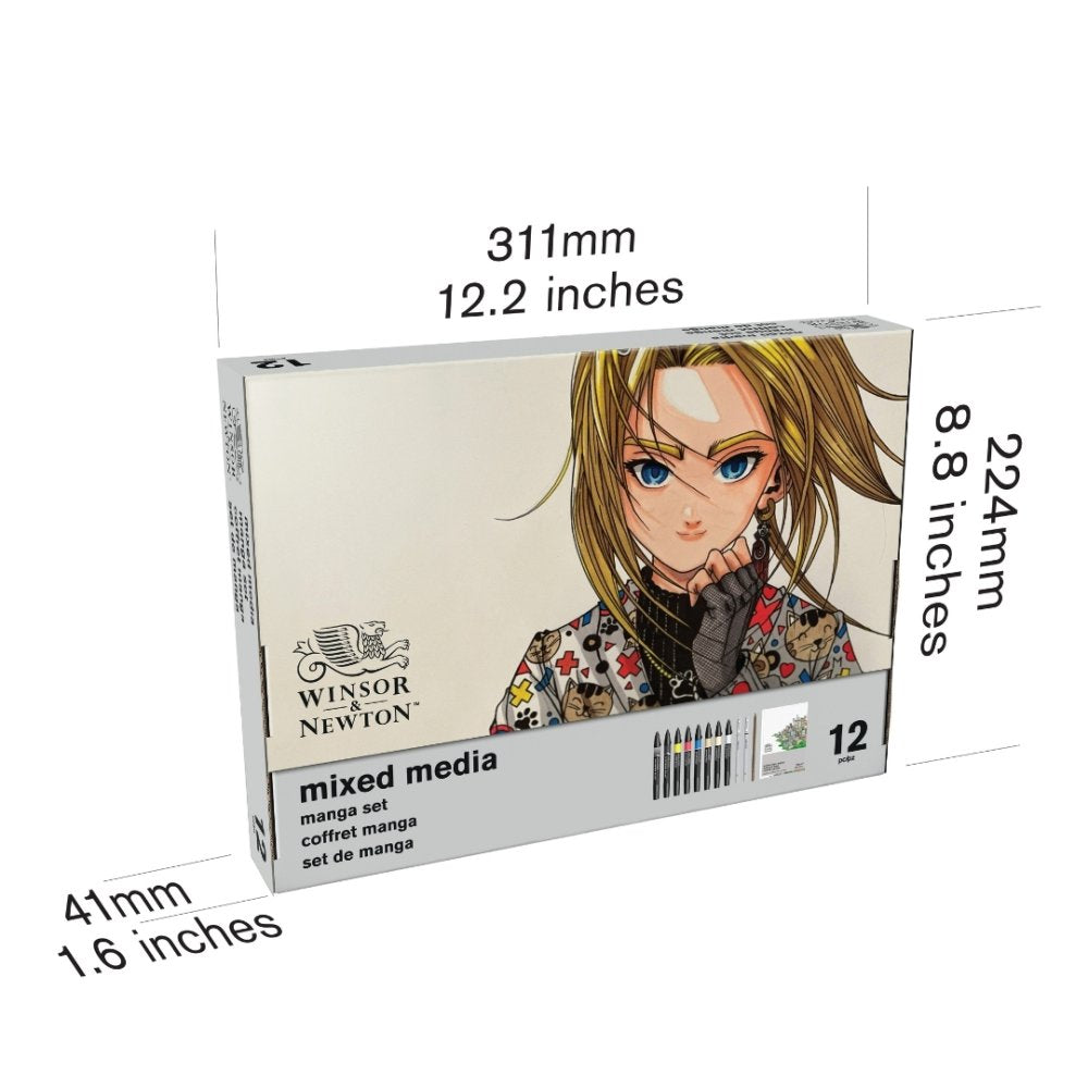 Winsor & Newton Graphic Art Manga Mixed Media Set