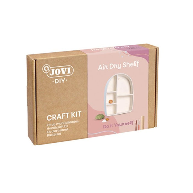 JOVI DIY Craft Kit - DIY Air Dry Clay Shelf