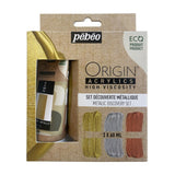 Pebeo Origin Acrylics Acrylics Set - Metallic