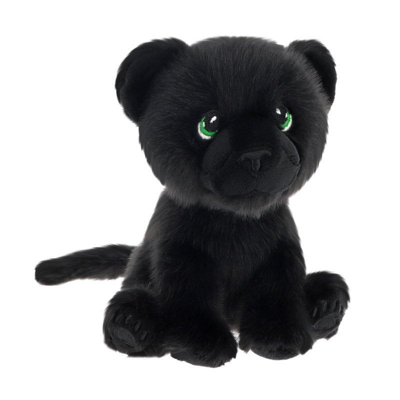 Keeleco Sitting Black Jungle Cat 14cm