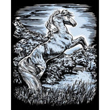 Artfoil Silver Scratch Art Kit - Stallion