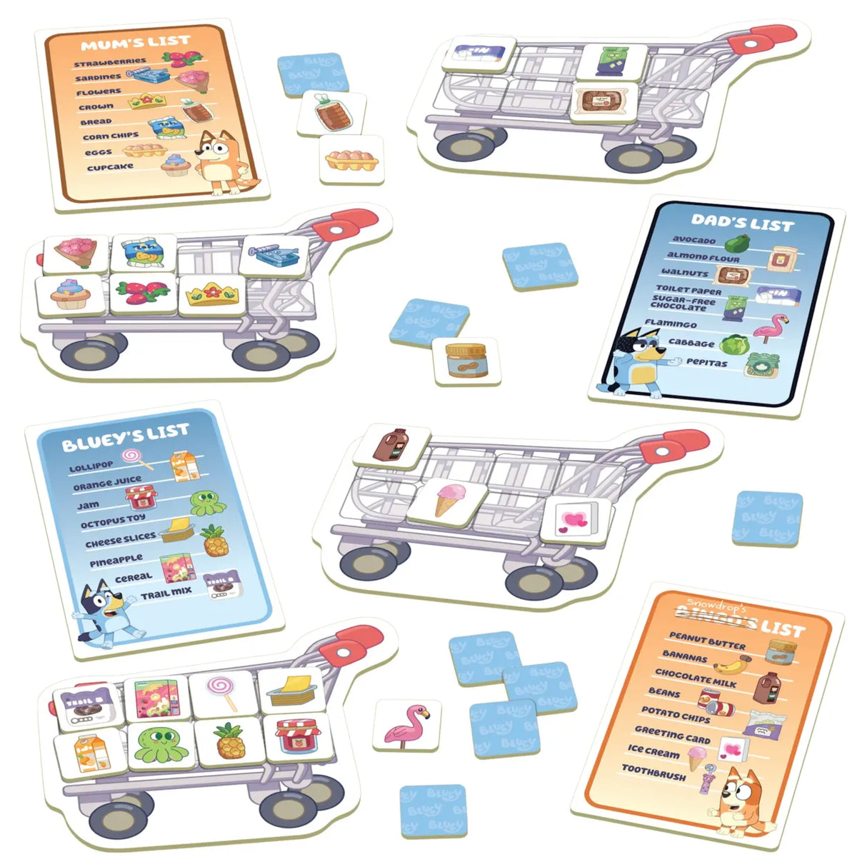 Orchard Toys Bluey Shopping List Game