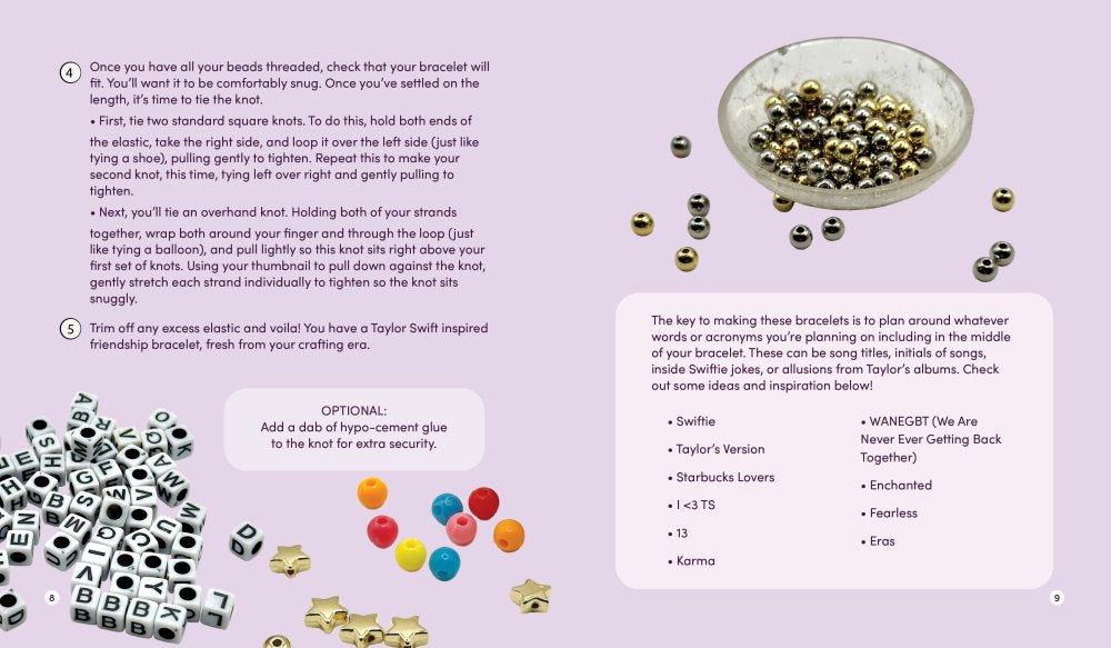 Unofficial Taylor Swift Friendship Jewellery Kit