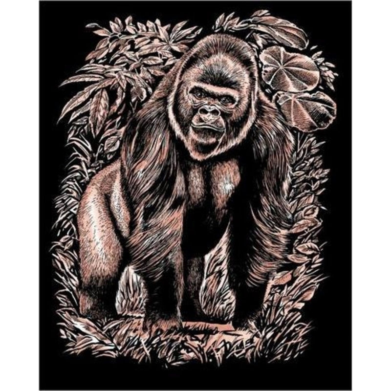 Artfoil Copper Scratch Art Kit - Gorilla
