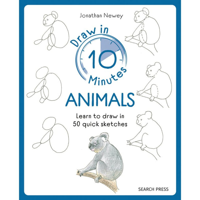 10-Minutes Sketching: Animals Book