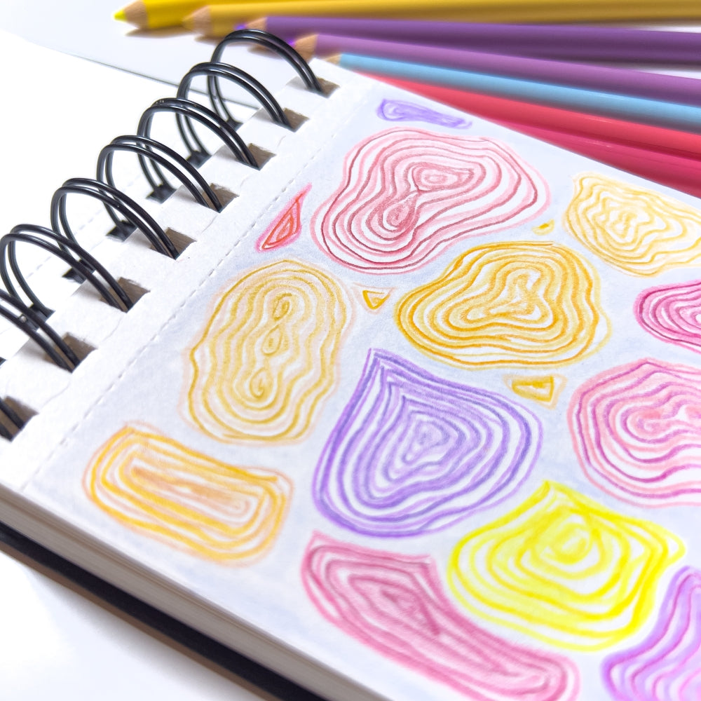 Elements Wire-O Hard Cover Sketch Book Landscape -  A5