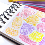 Elements Wire-O Hard Cover Sketch Book Landscape -  A5