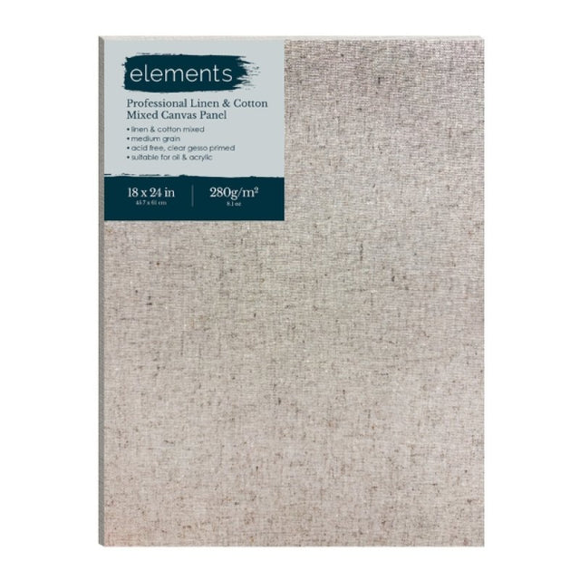 Elements Cotton/Linen Canvas Board - 18x24 Inch