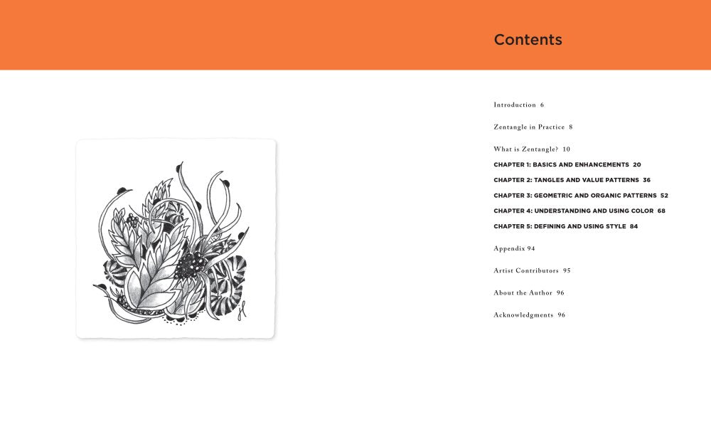 The Beginner's Guide To Zentangle Book