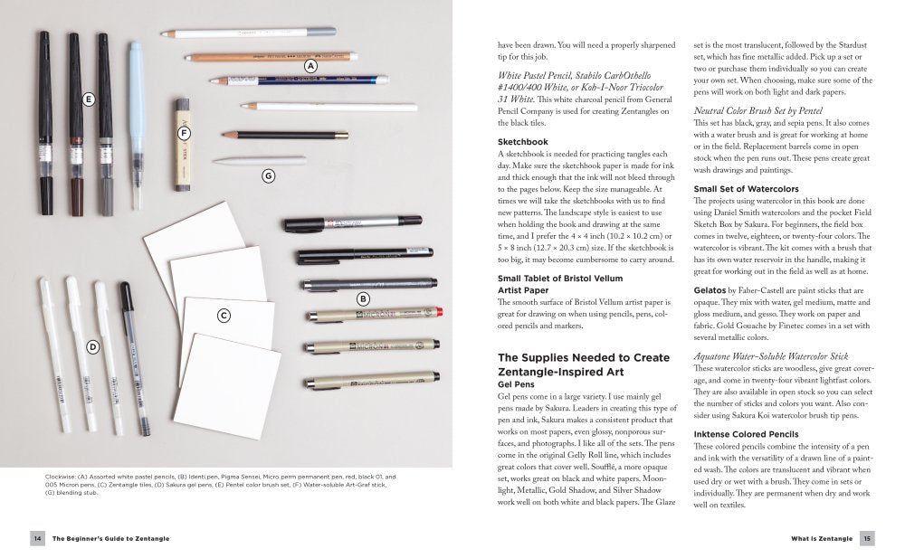 The Beginner's Guide To Zentangle Book