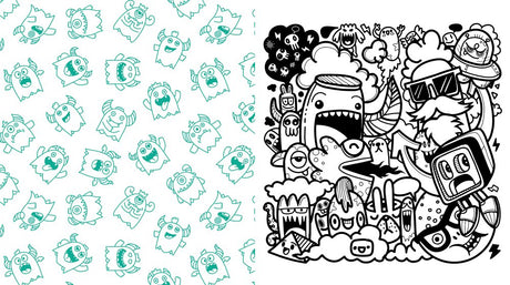 Kawaii Monsters Colouring Book