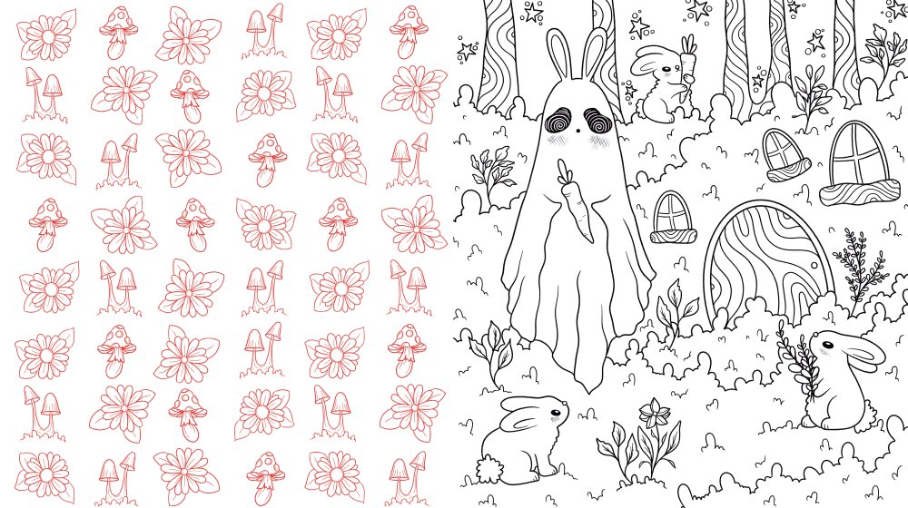 Sweet & Spooky Colouring Book