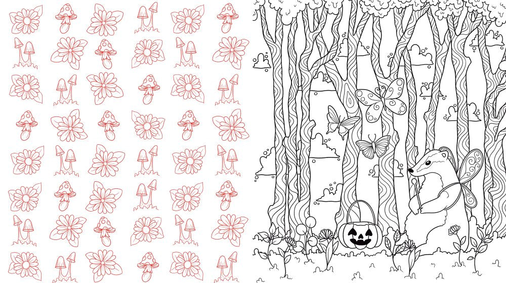 Sweet & Spooky Colouring Book