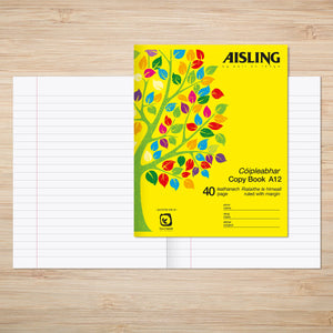 AISLING Writing Copy 40 page 200 x 160mm - Pack of 10