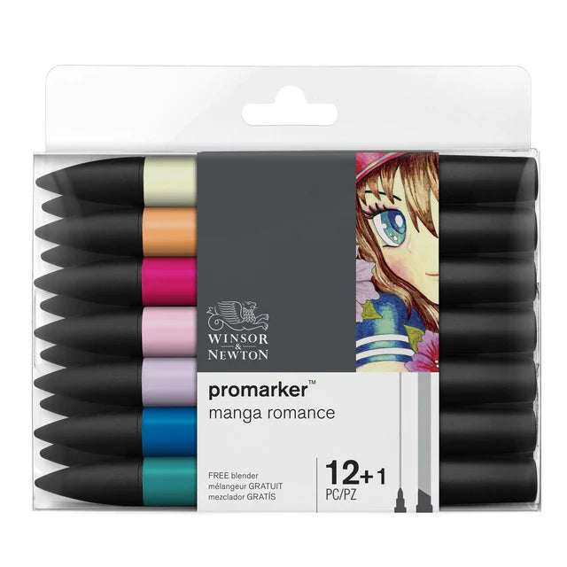 Winsor & Newton Promarker - 12+1 Manga Romance