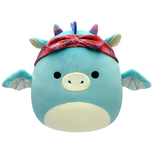 Squishmallow 7.5 Inch Tatiana Dark Teal Dragon